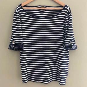 Anne Klein Short Sleeve Scoop Like New Plus Size